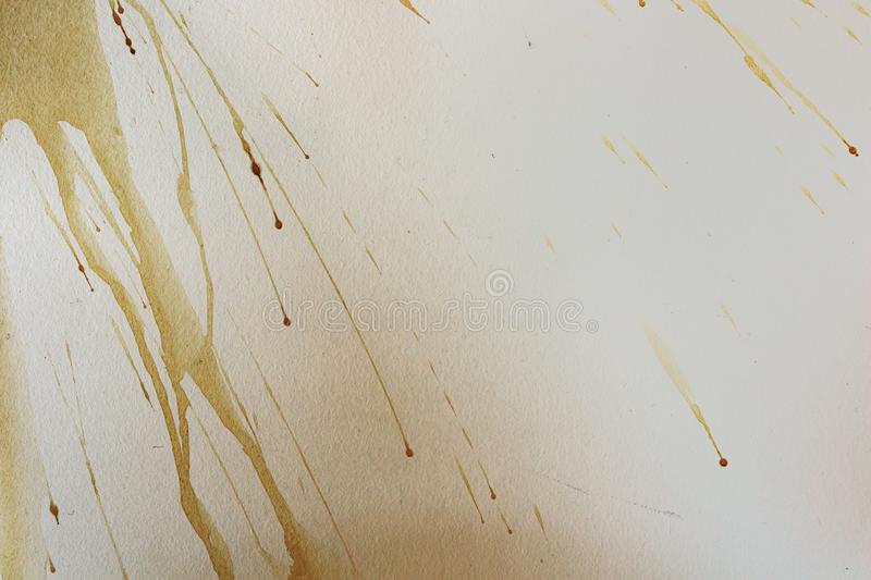 coffee stains on walls