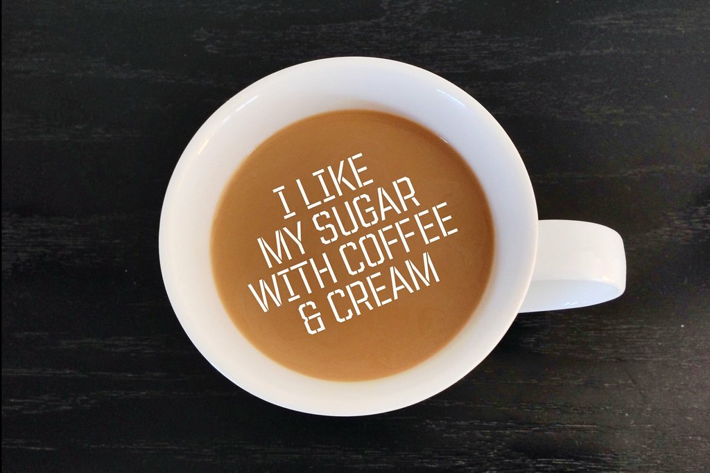 like sugar and cream in coffee